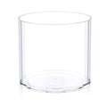 Flower Clear Plastic Vase Centerpiece for Home, Wedding Party, Clear Cylinder Wide Vase for Flowers, Decorative Wide Mouth Vase 
