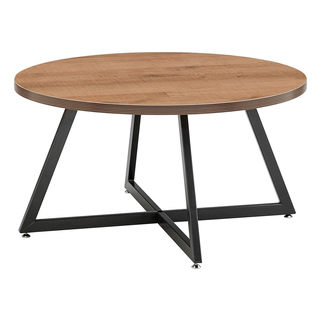 Npd Furniture And More Courtdale Round Coffee Table, Gliese Brown