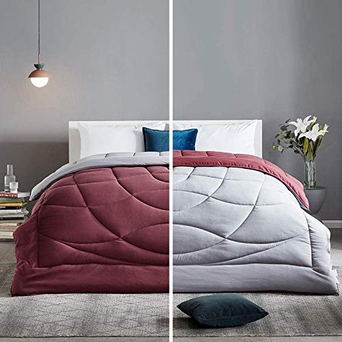 Rajasthan Crafts Soft Microfibre Comforter Single Bed Dohar Blanket Lightweight Reversible Quilt Razai Duvet All Weather, 200 GS