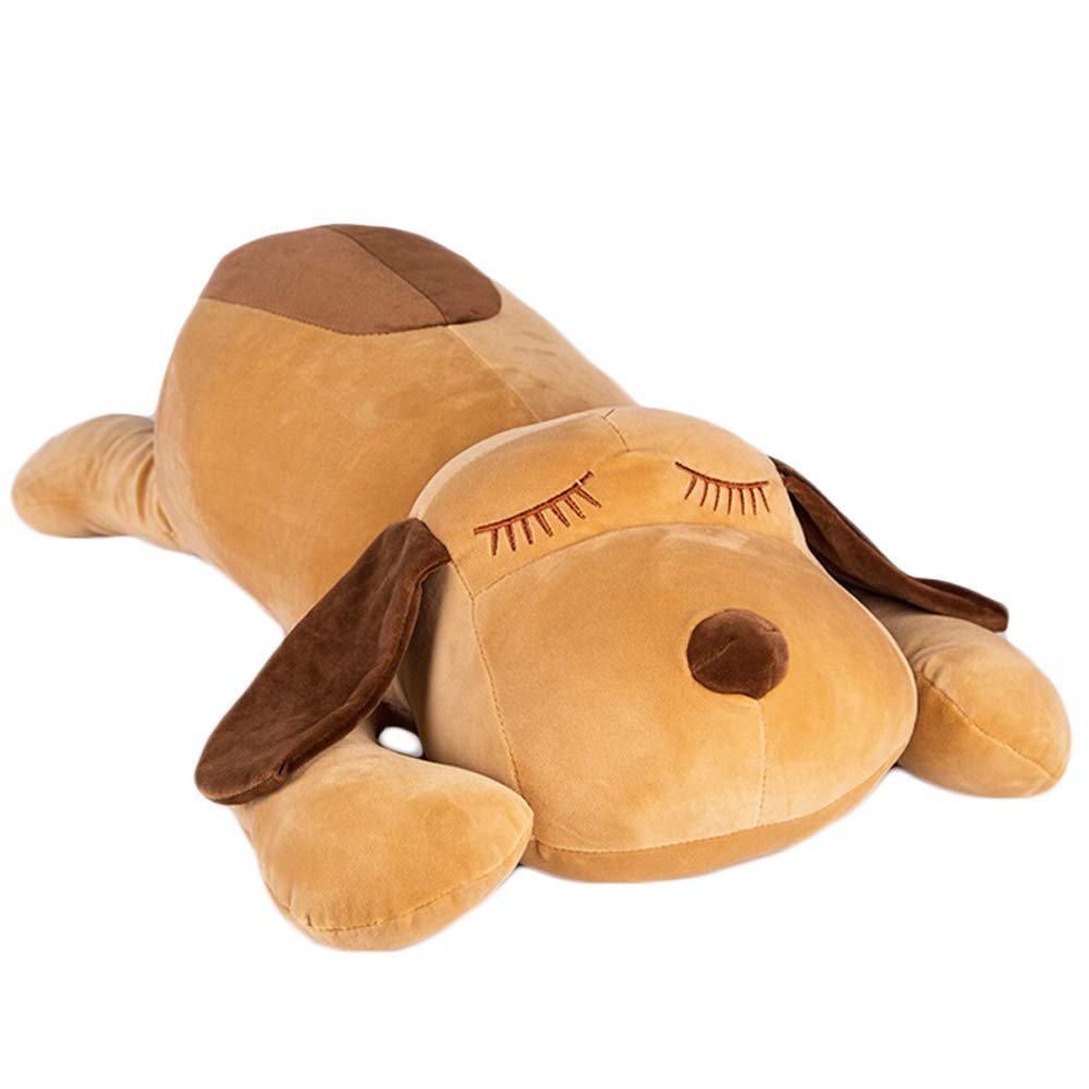 Elfishgo Soft Large Dog Plush Hugging Pillow, Giant Dogs Puppy Stuffed Animals Toy Gifts For Kids, 27.5'