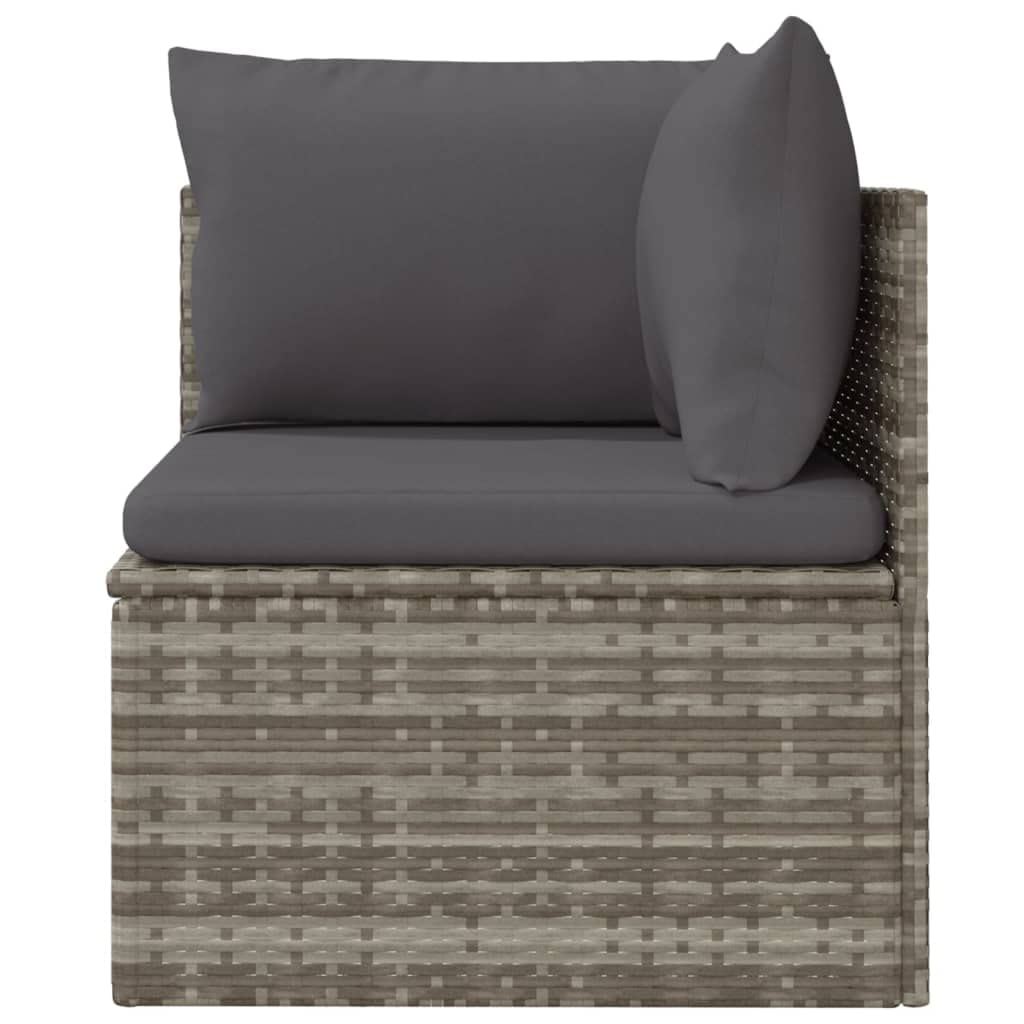 Revera Garden Corner Armchair Cushion Grey 57 x 57 x 56 cm Polyrattan