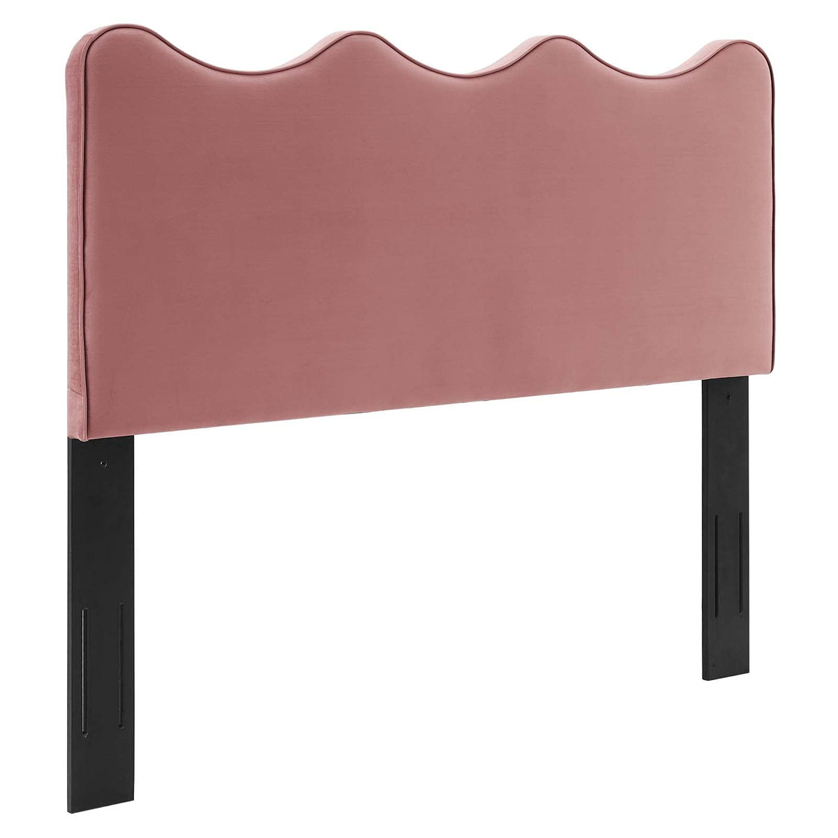 Modway Athena Performance Velvet Headboard, King/California King, Dusty Rose