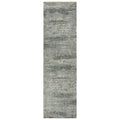 Rizzy Home Alora Decor Radiant 2'6" X 10' Abstract Gray/Ivory Hybrid Area Rug