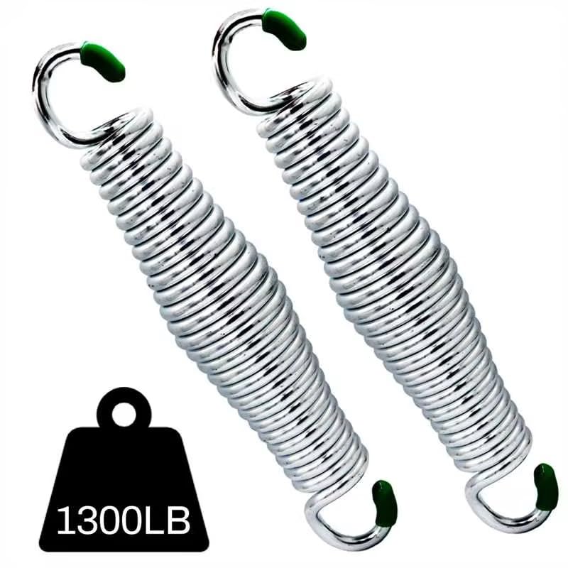 Longads 2Pack Premium Porch Swing Springs, Silver