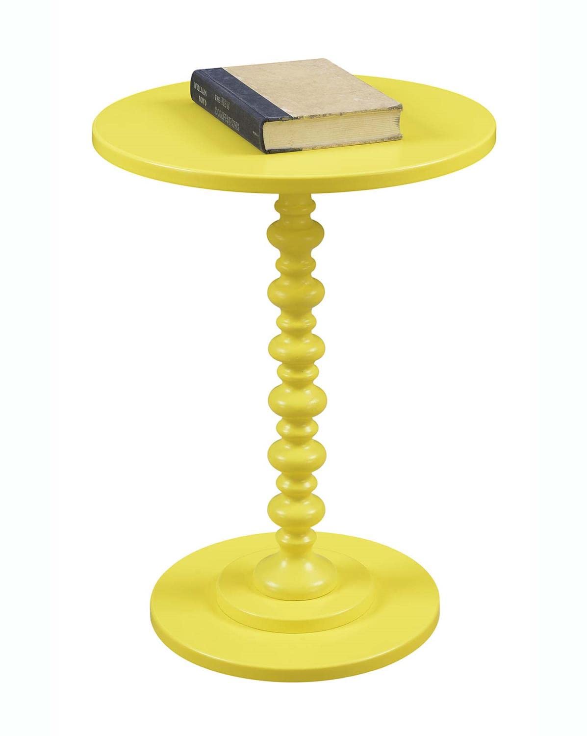 Convenience Concepts Palm Beach Spindle Table, Yellow