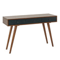 Madison Park Solid 3 Drawer Writing Desk, 48&quotW x 16&quotD x 30&Quoth