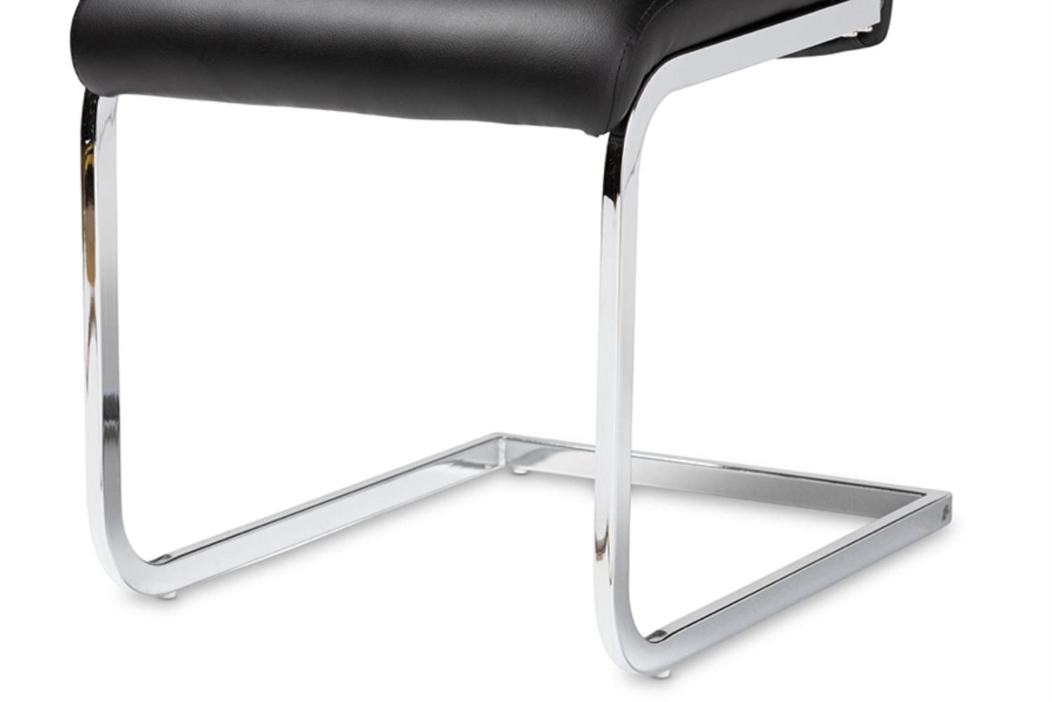 Baxton Studio Cyprien Modern and Contemporary Faux Leather Upholstered Dining Chair