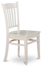 East West Furniture AVGR5-LWH-W 5 Piece Dinette Set for 4 Includes an Oval Dining Room Table with Butterfly Leaf and 4 Kitchen Dining Chairs, 42x60 Inch, Linen White