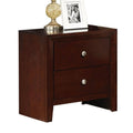 Acme Furniture Ilana Nightstand in Brown Cherry