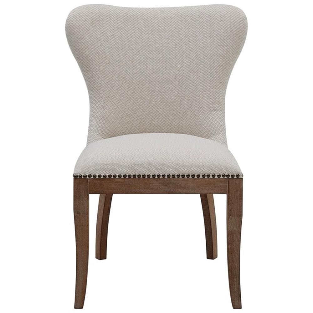 Npd Furniture And More Dorsey Fabric, (Set Of 2) Dining Chair, Beige