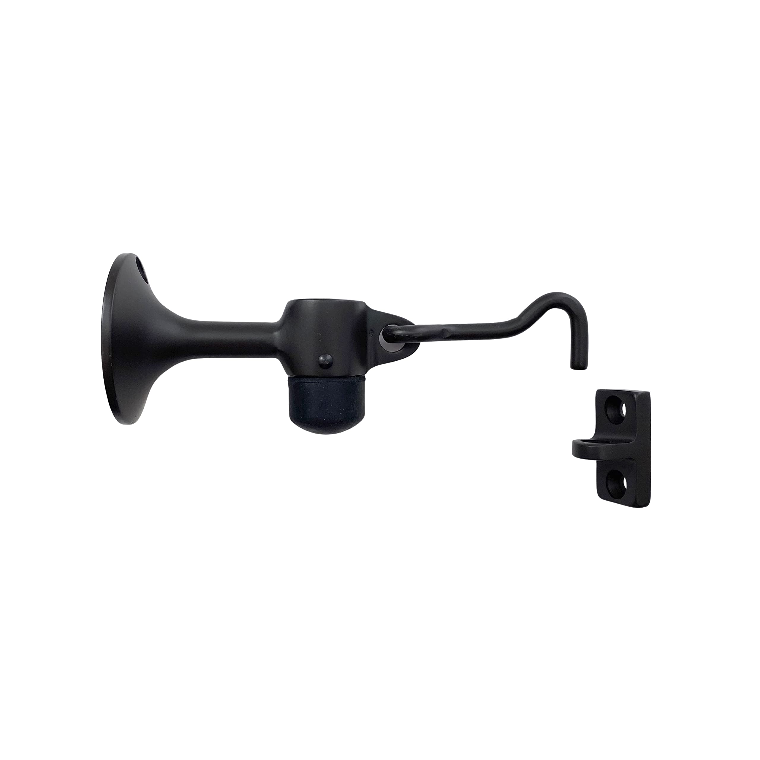 C.R. Laurence Dl2521Du Crl Dark Bronze Floor Mounted Heavy-Duty Door Stop With Hook And Holder