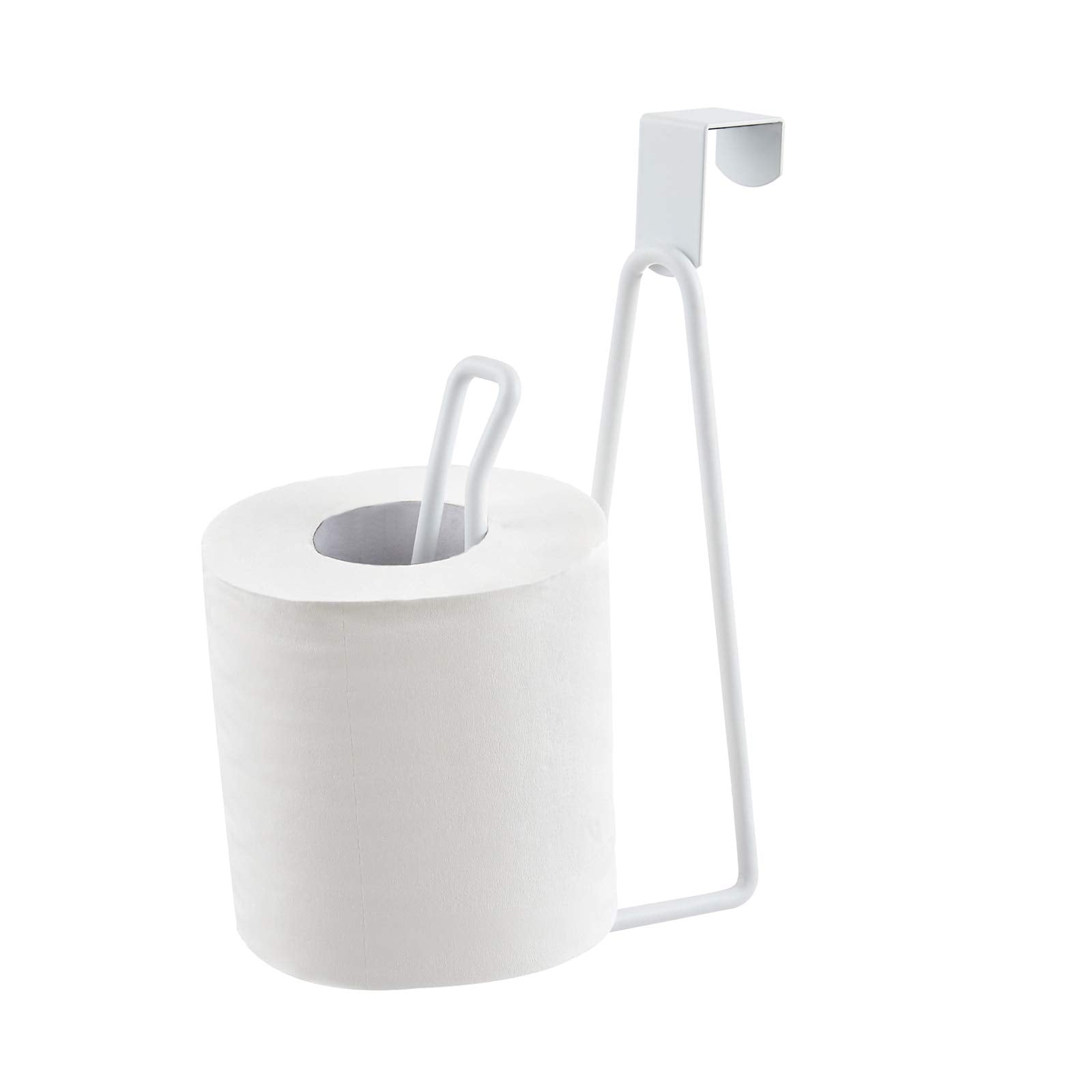 INIUNIK Toilet Paper Holder Stand, Over The Tank Toilet Tissue Roll Holder Dispenser Reserve for Bathroom Storage and Organizati