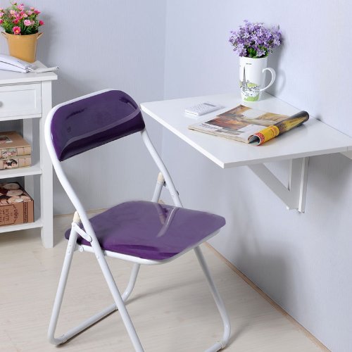 Furinno Mueller Wall-Mounted Drop-Leaf Folding Table - Thumbnail 2