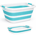 Edihome, 26L Large Capacity Collapsible Laundry Basket  Compact and Durable Plastic Washing Basin  Dirty Laundry Bin Space Sav