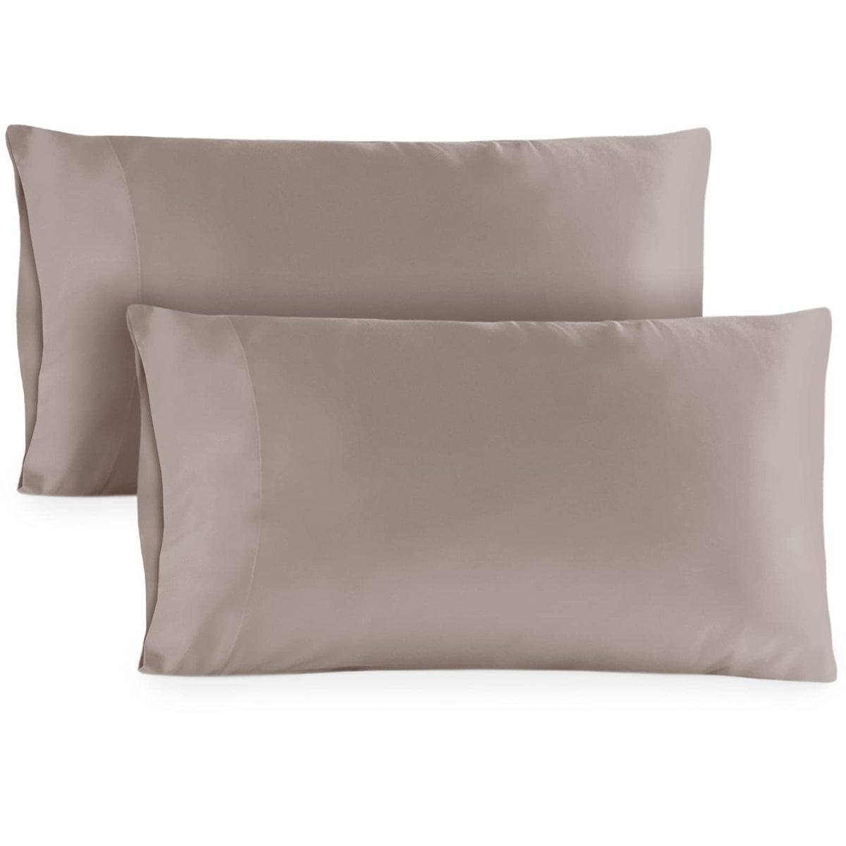 Hotel Sheets Direct King Size Pillow Cases 2 Pack - 20X40 Inch Cooling Pillow Covers - Soft Bamboo Derived Pillowcase - Silky Fo