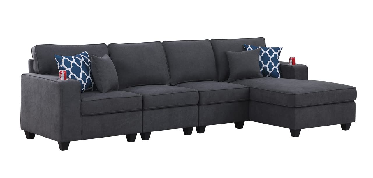 Lilola Home Cooper Sectional Sofa Chaise - Thumbnail 3