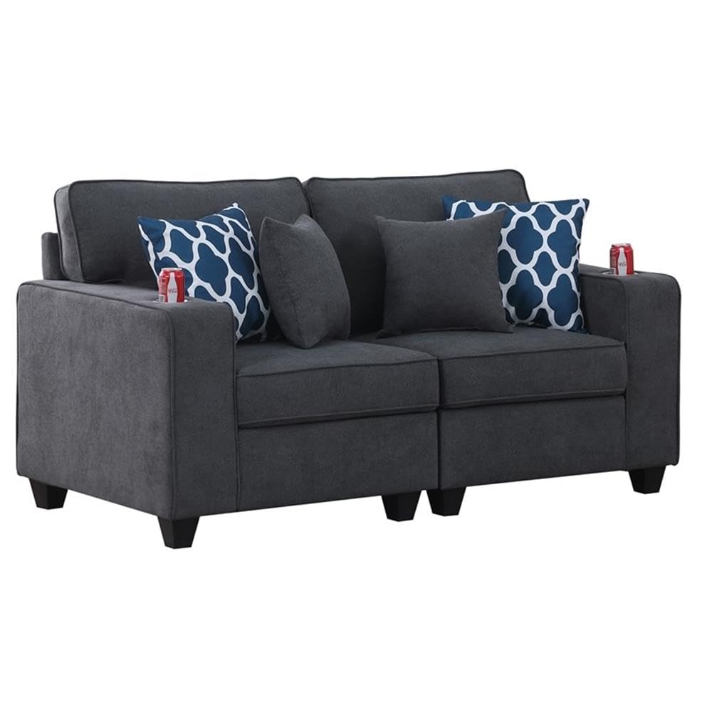Lilola Home Cooper Loveseat - Thumbnail 2