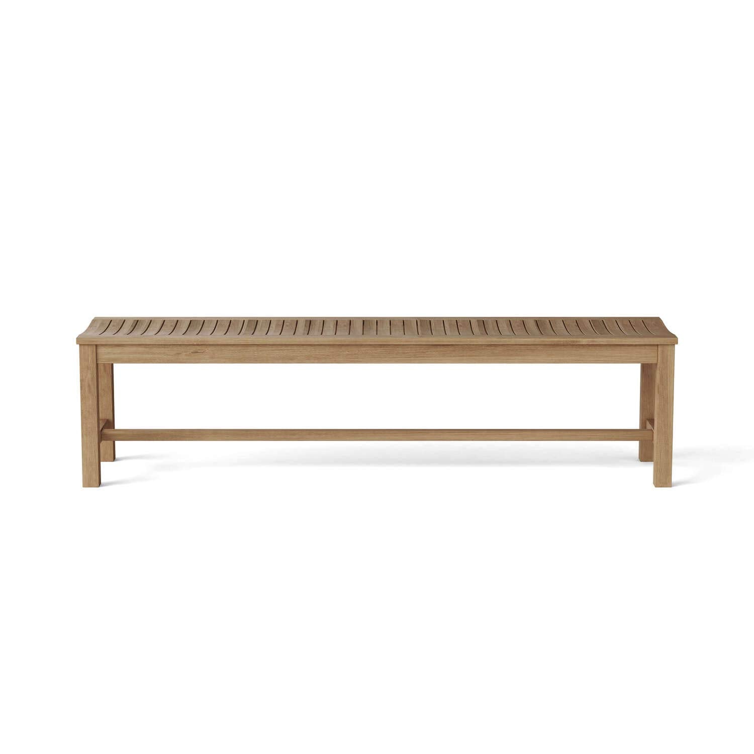 Anderson Teak Casablanca 4-Seater Teak Backless Bench - Thumbnail 2