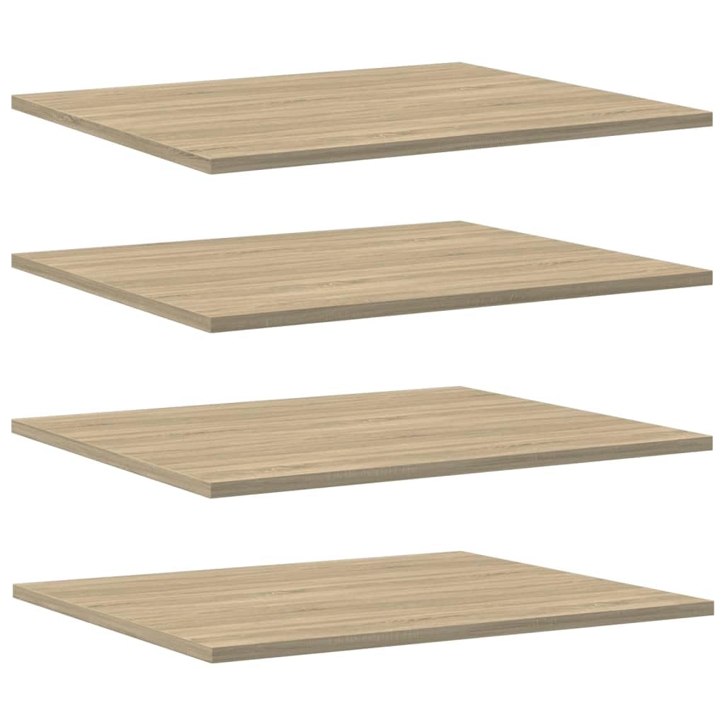 vidaXL Bookshelf Boards 8pcs - Modern Sonoma Oak Finish Engineered Wood Book Shelves Storage Solution - Easy to Clean - 23.6 &quot;x 19.7&quot; x 0.6&quot; Dimensions