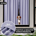 Deconovo Blackout Curtains For Bedroom–Thermal Insulated, Noise-Reducing, Energy-Efficient Drapes For Privacy & Soundproofing–Ideal For Parents, Seniors–42W X 45L Inch, Light Purple, 2 Panels