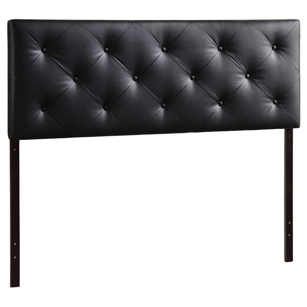 Baxton Studio Bedford Headboard, Black, Full