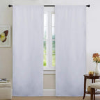 Nicetown Black Out Window Curtain Liner - Thermal Insulated Blackout Drape Liners For 84 Inch Curtains, Blackout Curtain Liners