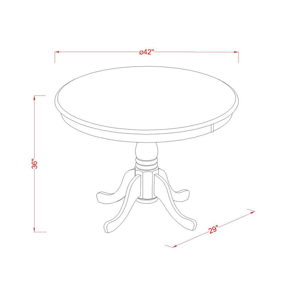 East West Furniture Trqu3-Blk-W 3 Pc Counter Height Pub Set-Pub Table And 2 Bar Stools With Backs