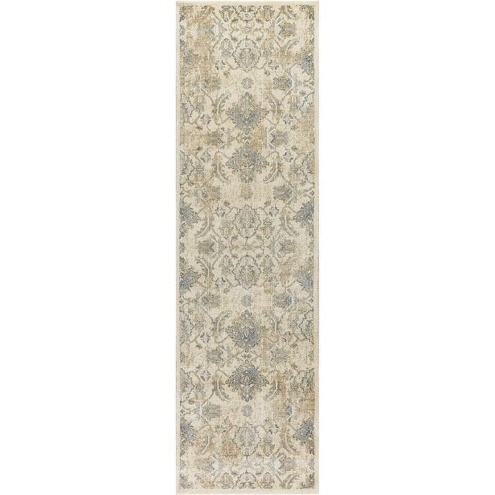 Rizzy Home Alora Decor Euphoria 2'6" X 10' Lt. Beige/Gray/Rust/Blue Hybrid Area Rug