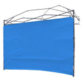 Ninat Canopy Sunwall Sidewall Gazebos Tent Waterproof For 8X8Ft Pop Up Straight Leg Gazebos Outdoor Instant Canopies 1 Pcs Blue