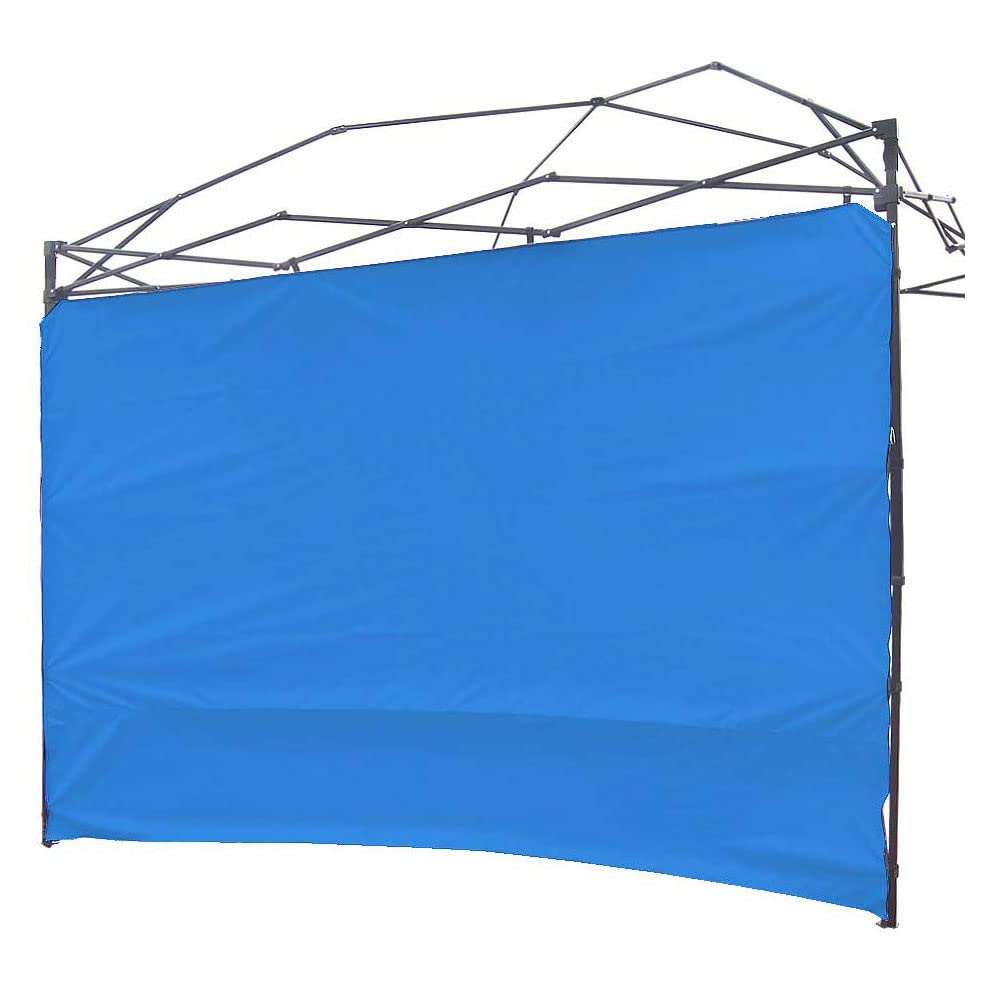 Ninat Canopy Sunwall Sidewall Gazebos Tent Waterproof For 8X8Ft Pop Up Straight Leg Gazebos Outdoor Instant Canopies 1 Pcs Blue