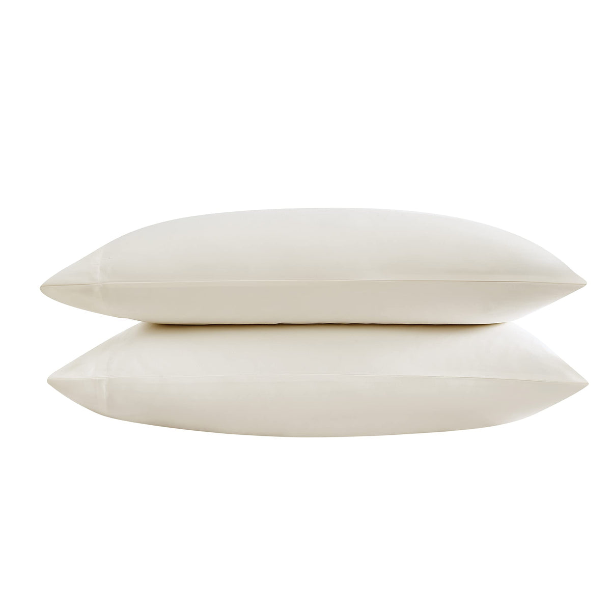 Vera Wang - Pillow Case Set, Luxury Sateen Cotton Bedding, 800 Thread Count, Soft & Smooth Home Decor (Ivory, Standard Pillowcas