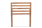 Baxton Studio Akemi Walnut Finished Wood Twin Size Headboard