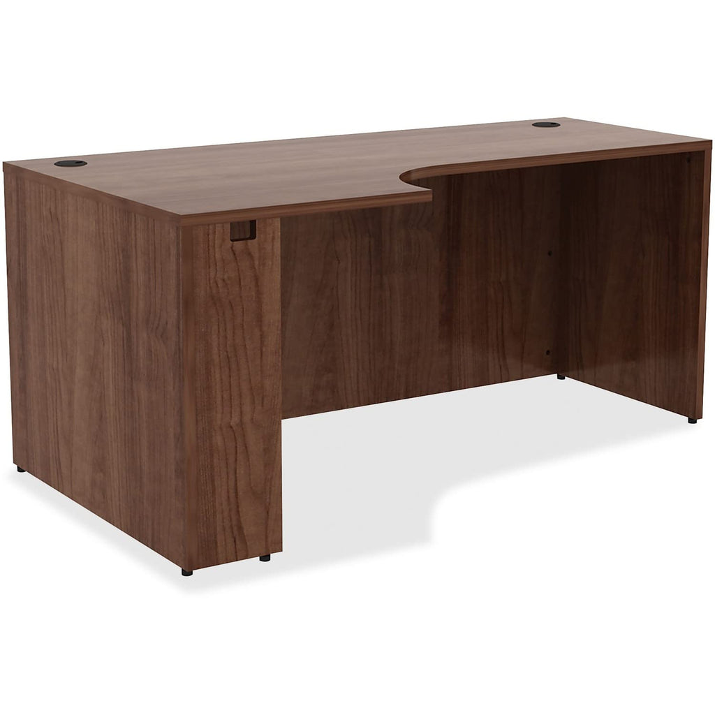 Lorell Credenza, Walnut, 66" X 36"