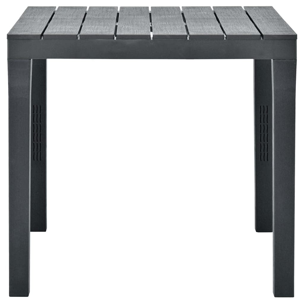 vidaXL Modular Square Table, Made in Italy, 78 x 78 x 72 cm, Anthracite