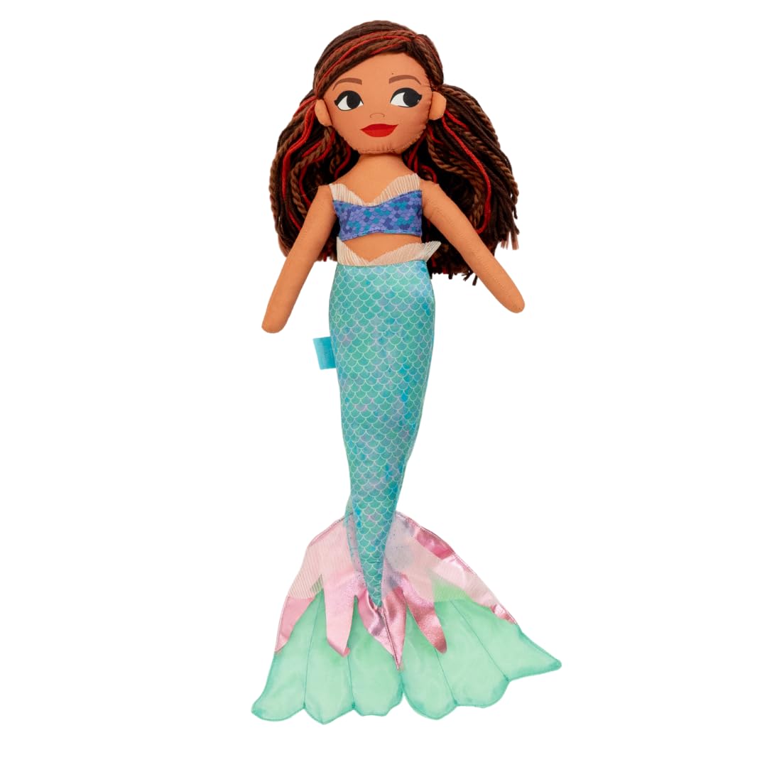 Franco Disney'S The Little Mermaid Live Action Movie Ariel Bedding Super Soft Plush Cuddle Pillow Buddy, (Official Licensed Disn