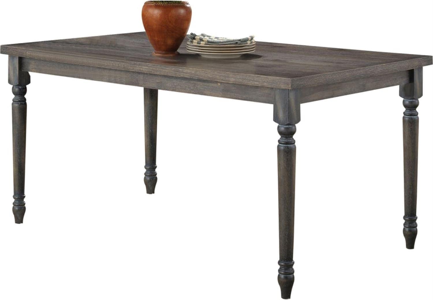 acme AC-71435 Dining Table, 26 L x 21 W x 41 H, Weathered Gray