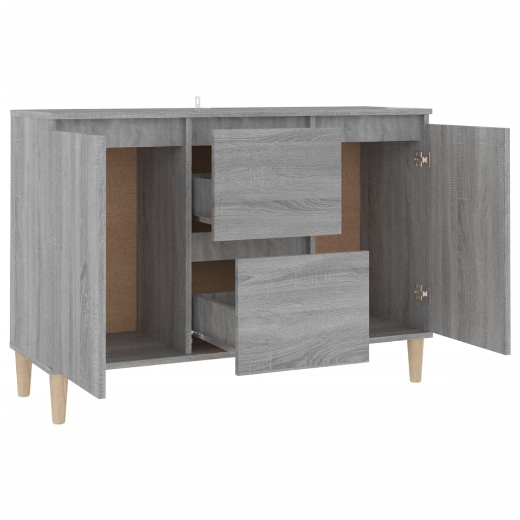 vidaXL Sideboard Gray Sonoma 40.7&quot;x13.8&quot;x27.6&quot; Engineered Wood