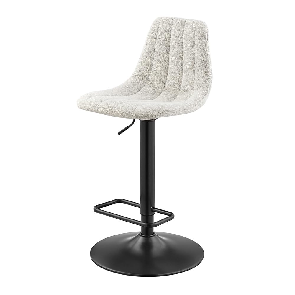 npd furniture and more Robert Boucle Gaslift Swivel Bar Stool, (Set of 2)