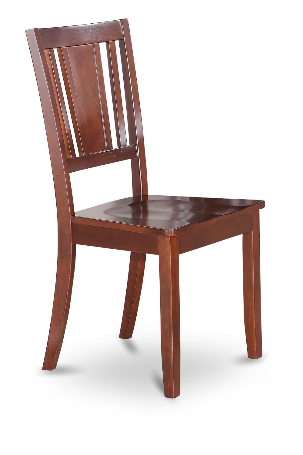 East West Furniture Dodu9-Mah-W 9 Piece Dining Set Includes A Rectangle Dining Room Table With Butterfly Leaf And 8 Kitchen Chairs, 42X78 Inch, Mahogany