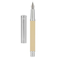 Silver Birch Forest Aluminum Fountain Pen Extra Fine Nib With Converter And Metal Case Set By Asvine