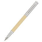 Silver Birch Forest Aluminum Fountain Pen Fine Nib With Converter And Metal Gift Box Set By Asvine