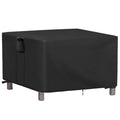Jungda Outdoor Rectangle Coffee Table Cover 44 Inch,Waterproof Patio Table Covers,Heavy Duty Outdoor Rectangle Furniture Cover - 44 X 28 X18 Inch