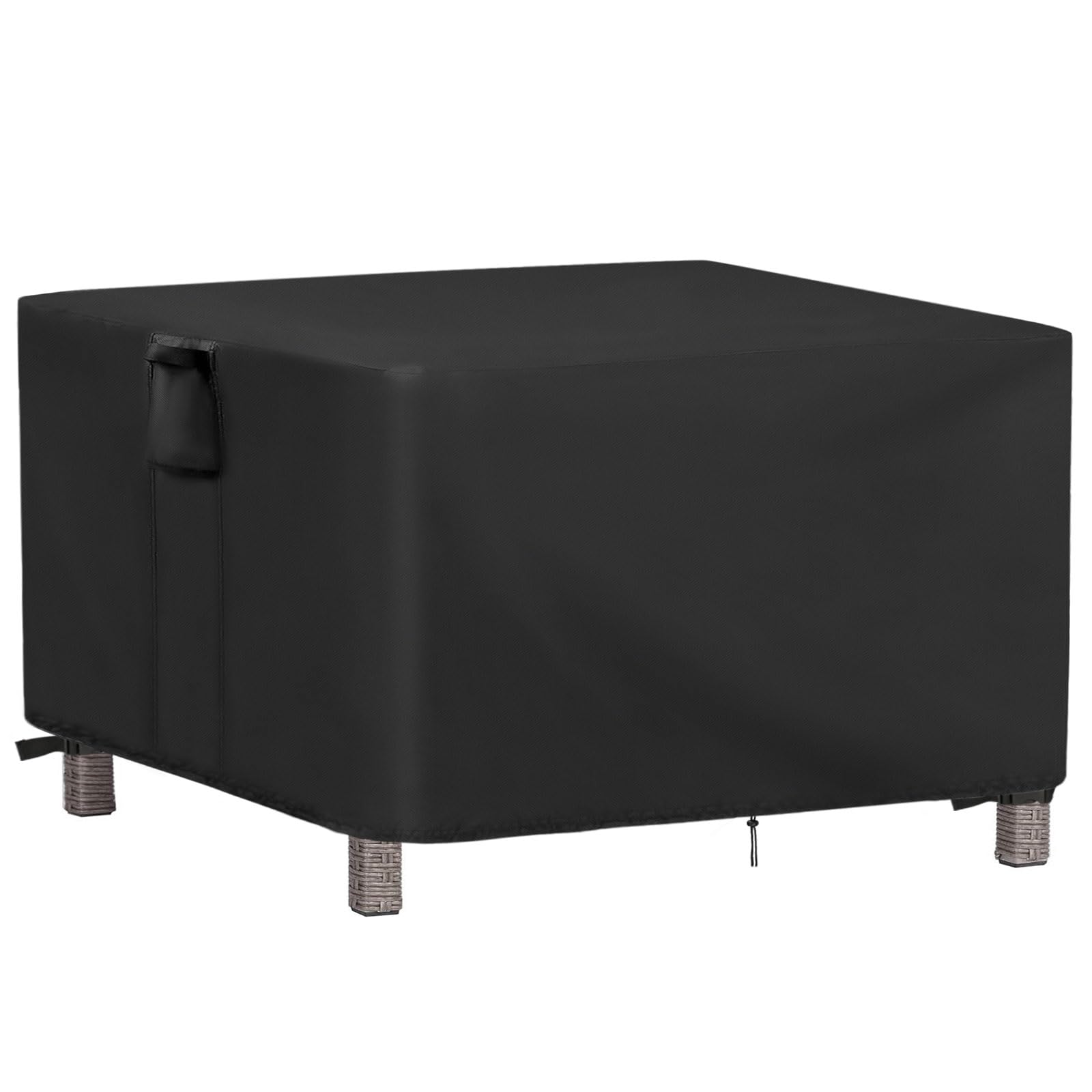 Jungda Outdoor Rectangle Coffee Table Cover 44 Inch,Waterproof Patio Table Covers,Heavy Duty Outdoor Rectangle Furniture Cover - 44 X 28 X18 Inch