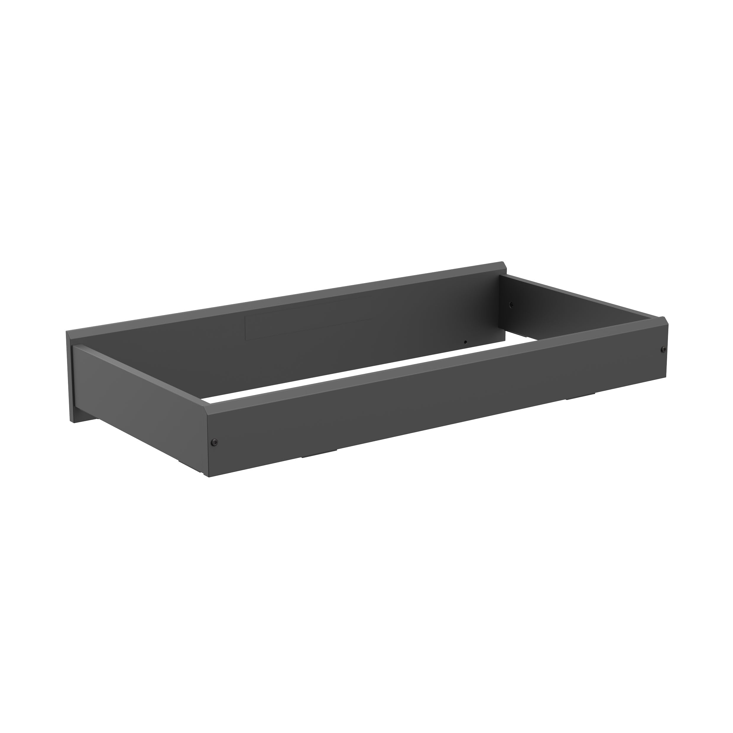 Stork Craft USA Nest Engineered Wood Changing Topper in Gray