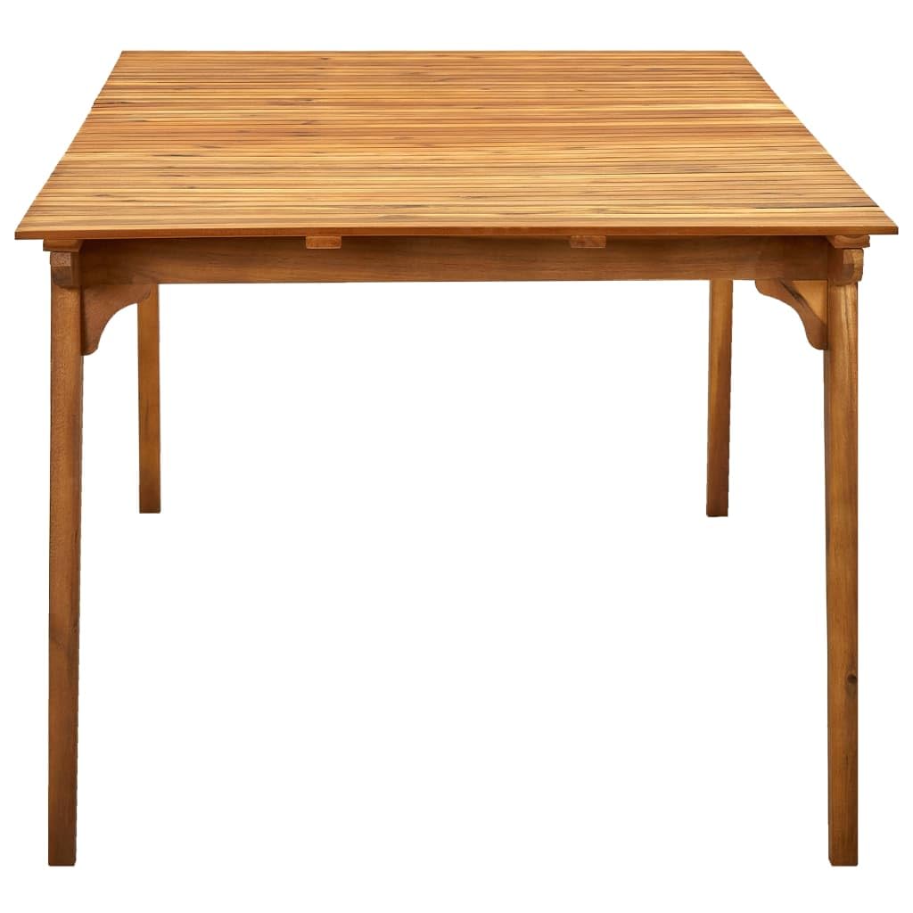 Patio Table 79.3&quot;x39.4&quot;x29.5&quot; Solid Acacia Wood