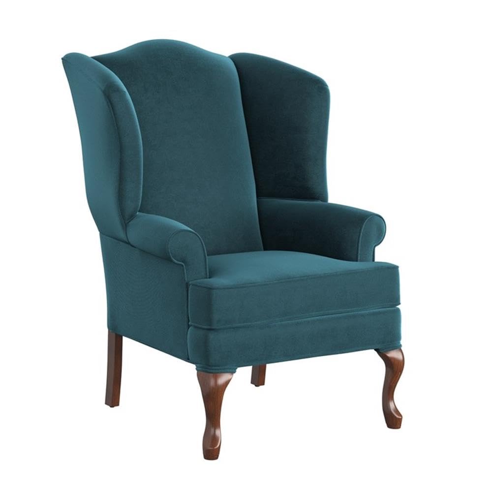 Comfort Pointe Wingback Chair - Cherry,Ocean