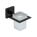 FOLX FBA63 Tumbler Holder Stand and Glass Toothbrush Holder Tumbler Stand Toothpaste Holder Dispensers for Stylish Bathroom Acce
