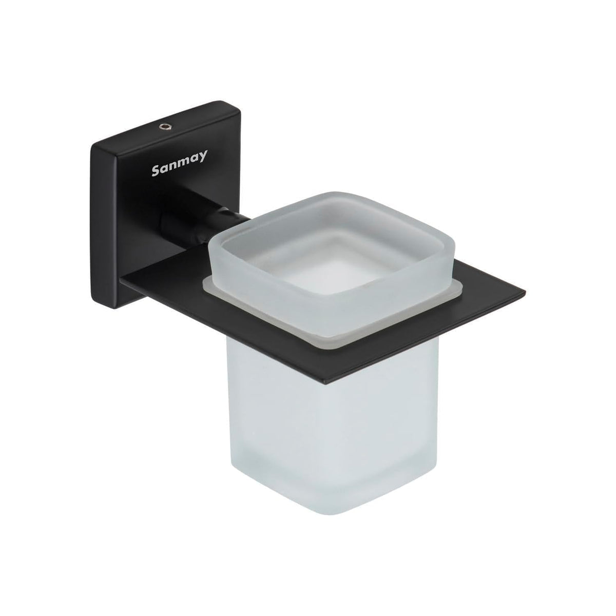 FOLX FBA64 Tumbler Holder Stand and Glass Toothbrush Holder Tumbler Stand Toothpaste Holder Dispensers for Stylish Bathroom Acce