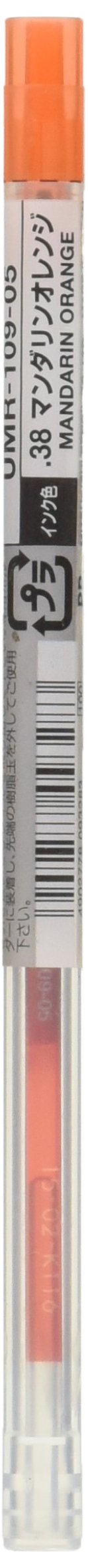 Uni Style Fit Gel Ballpoint Pen Refill, 0.5Mm, Mandarin Orange (Umr10905.38)