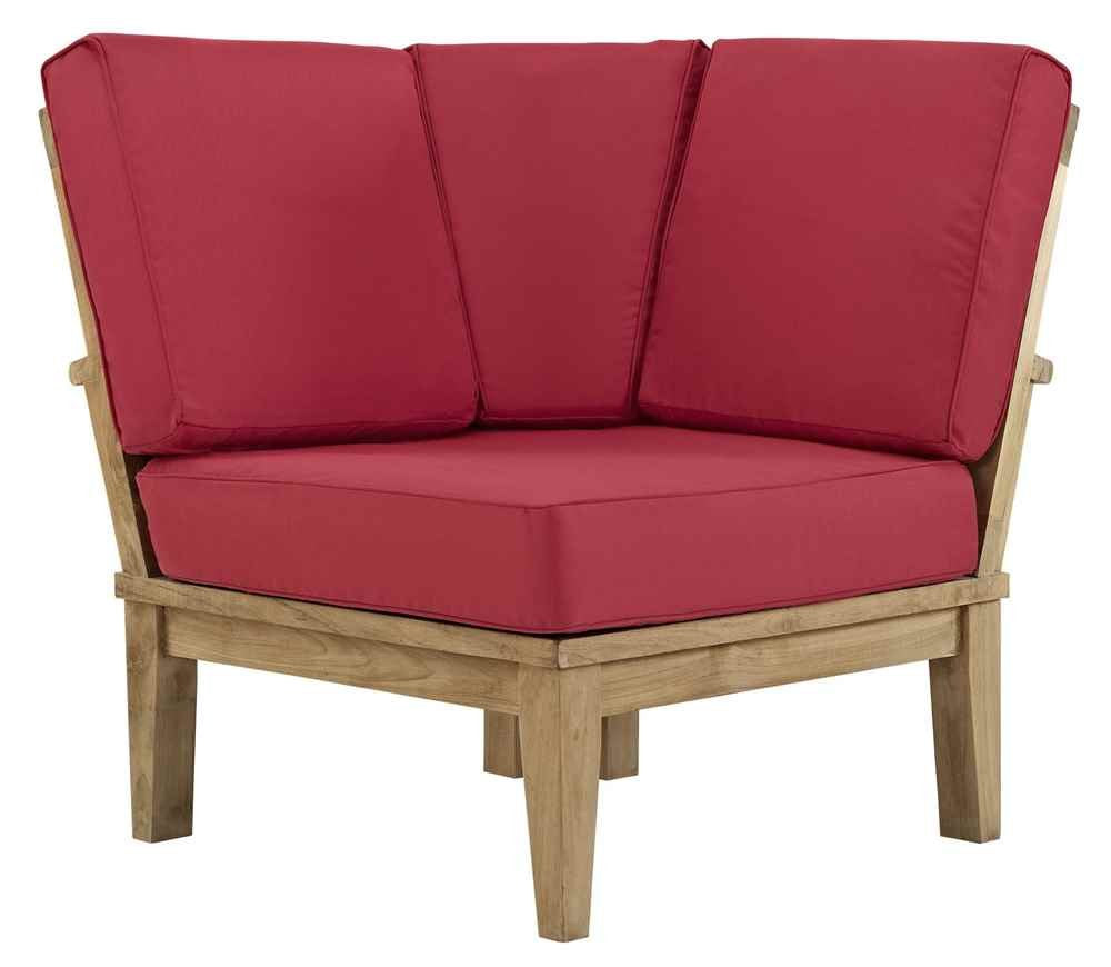 Marina Outdoor Patio Teak Middle Sofa